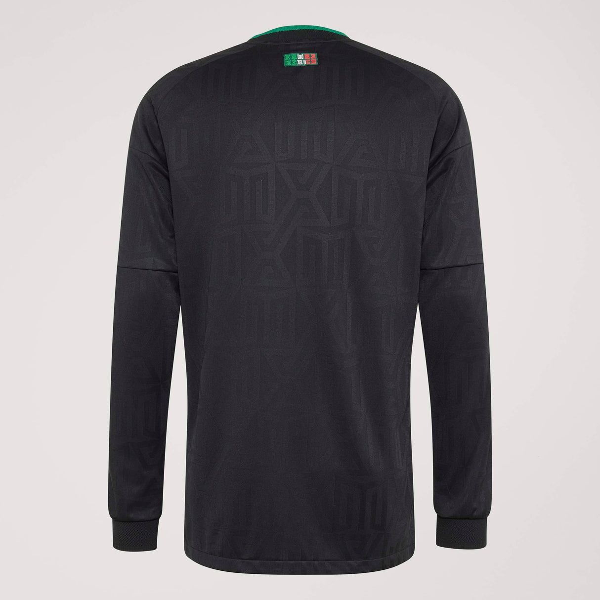 adidas Mexico Third Authentic Long Sleeve Men's Soccer Jersey 26 - Black