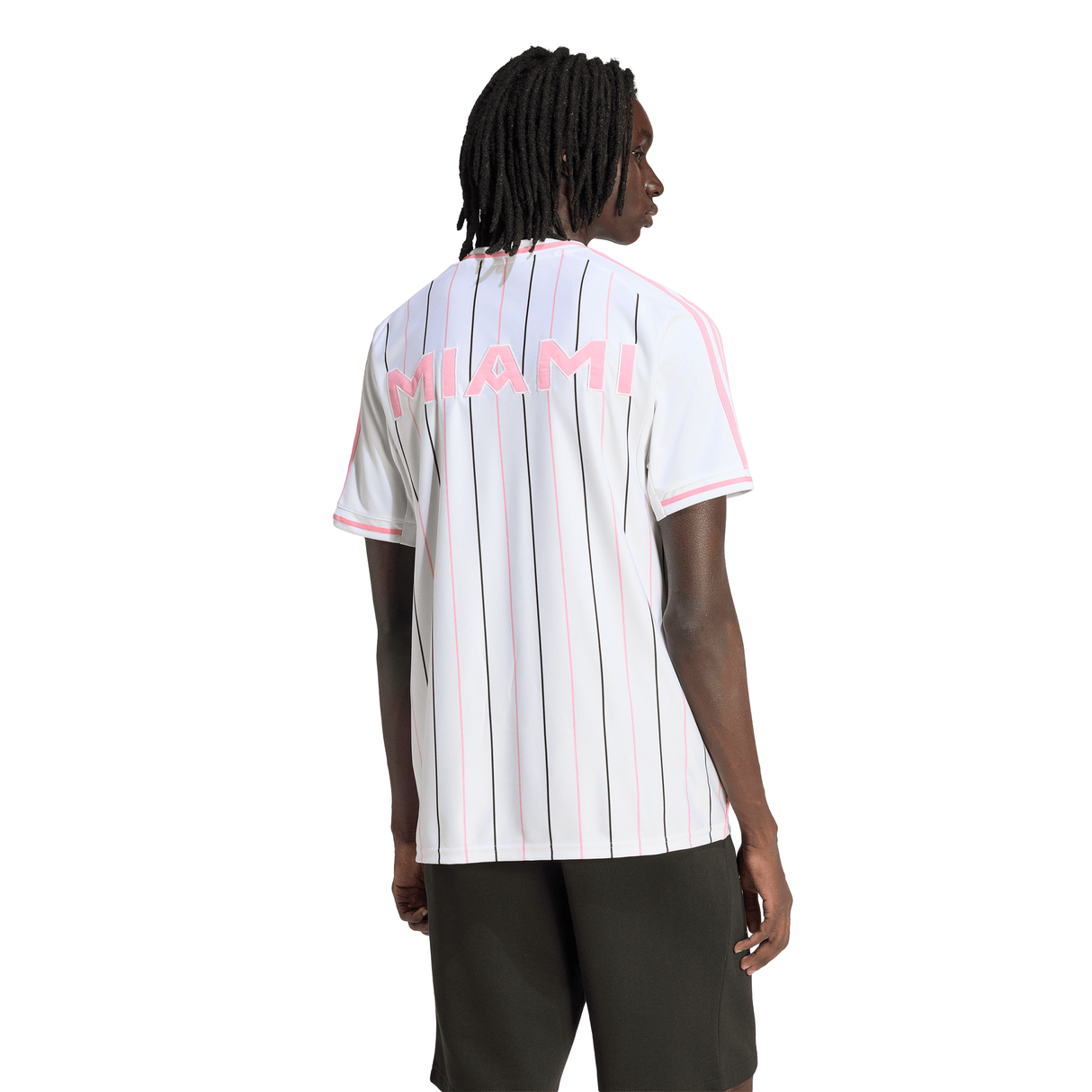 adidas Inter Miami CF Men's Baseball Jersey 2026- White/Pink