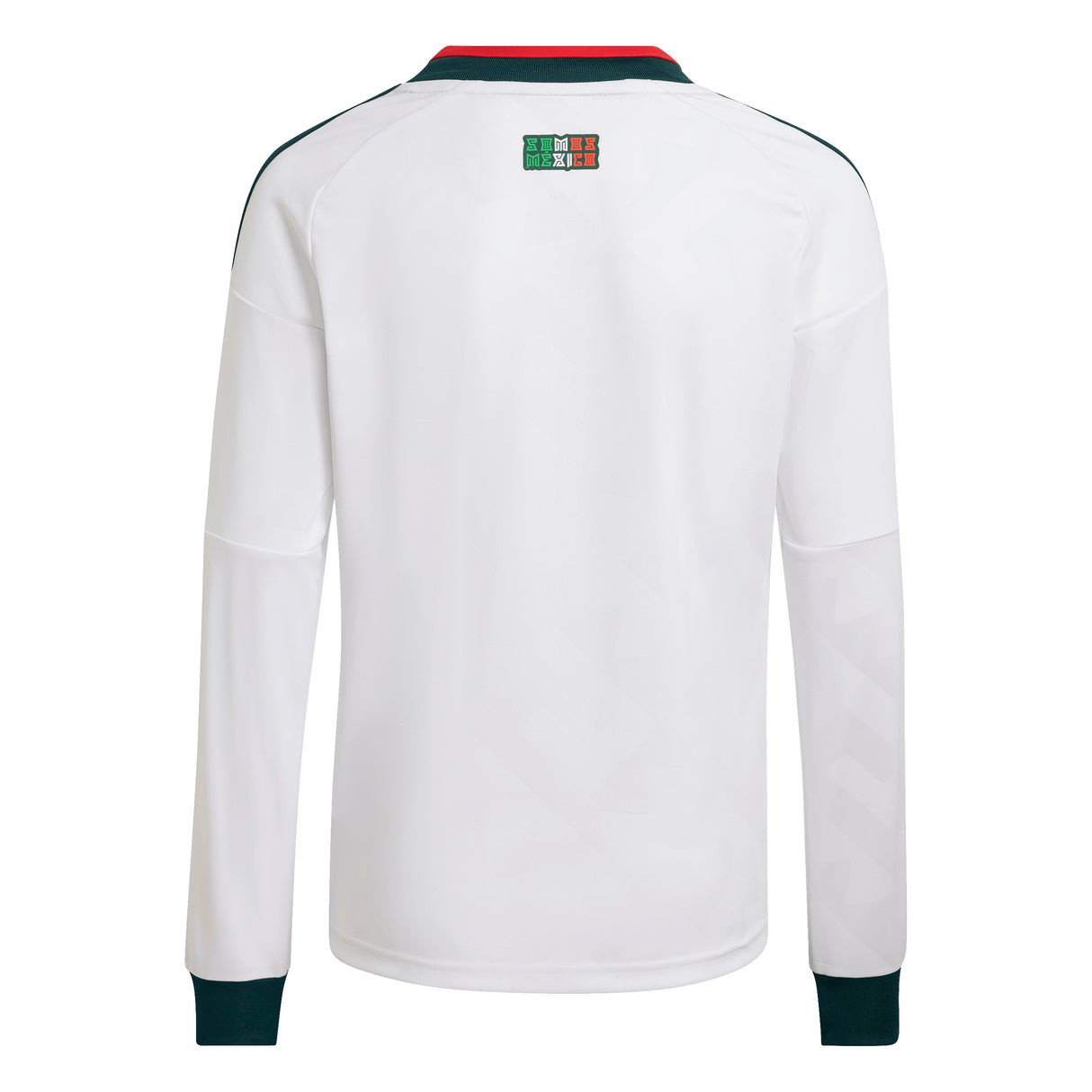 Camiseta de fútbol de manga larga de visitante adidas México para jóvenes 2026 - Blanca