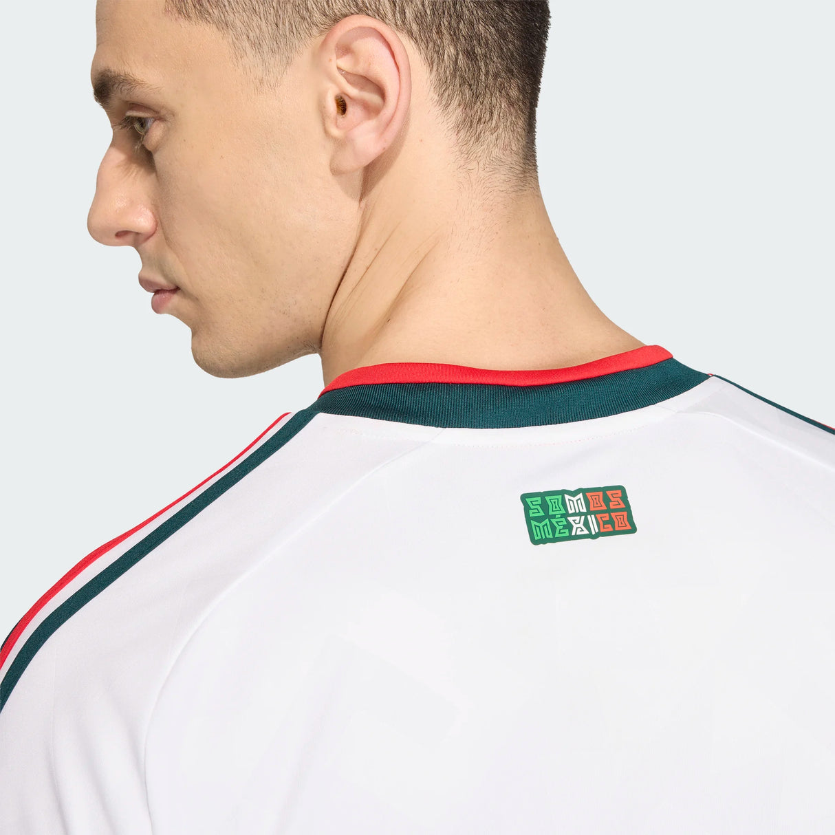 adidas Mexico Away Long Sleeve Men's Soccer Jersey 2026 - White