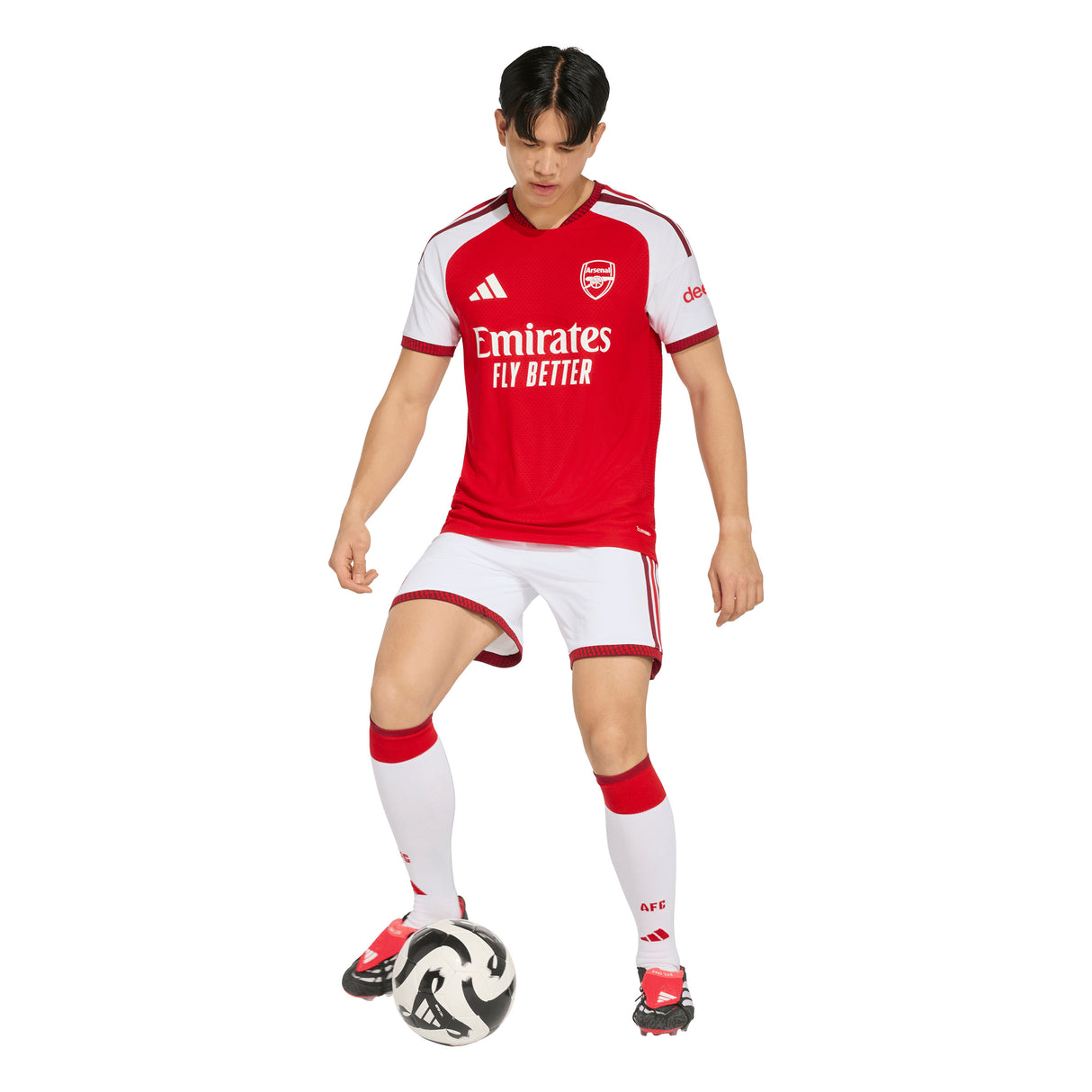 adidas Arsenal FC Home Authentic Men's Soccer Jersey 26/27 - Red