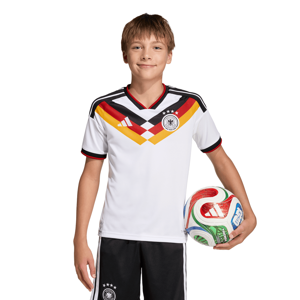 adidas Germany Home Youth Soccer Jersey 26 - White