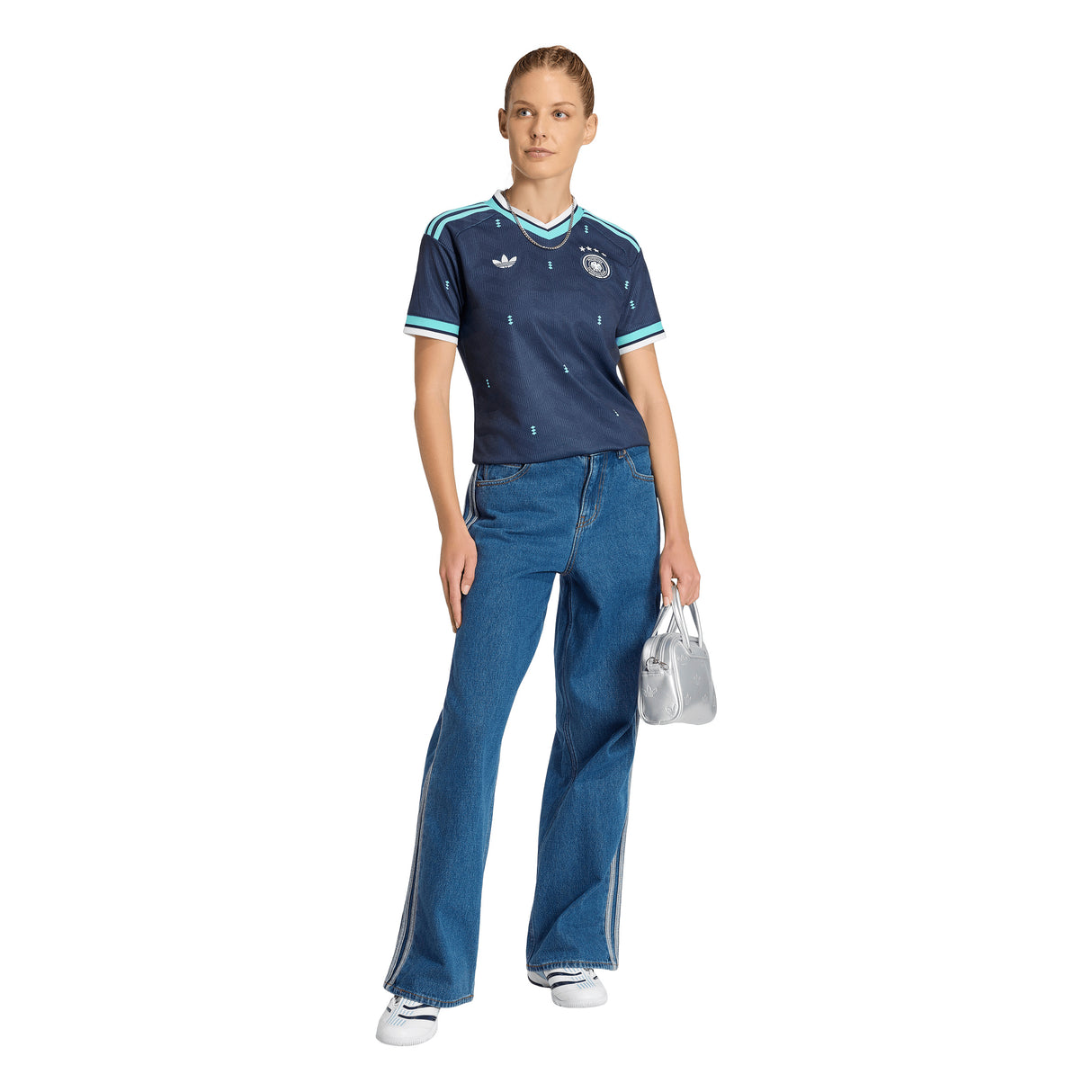 adidas Germany Away Women's Soccer Jersey 2026 - Navy