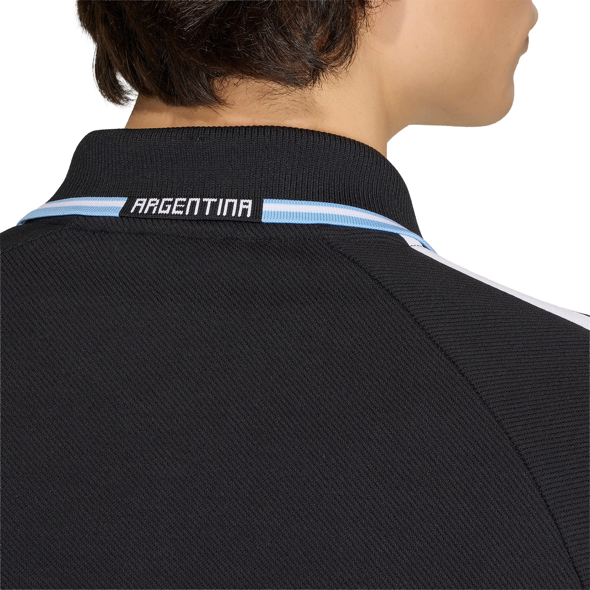 Chaqueta de fútbol adidas Argentina Away Anthem para hombre - Negro