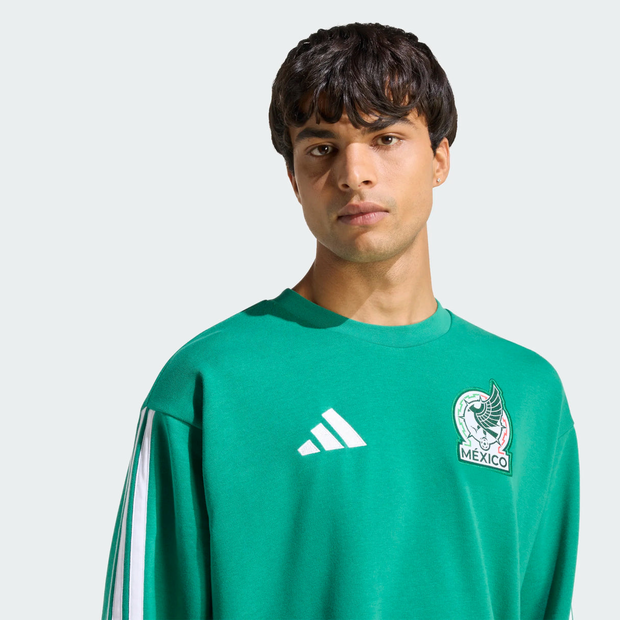 adidas Mexico DNA Men's Soccer Crew Sweat -Green
