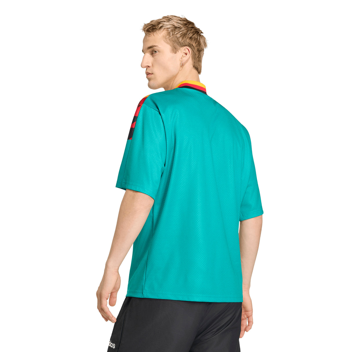 Camiseta de fútbol para hombre adidas Alemania Visitante 1994 - Verde/Negro/Rojo