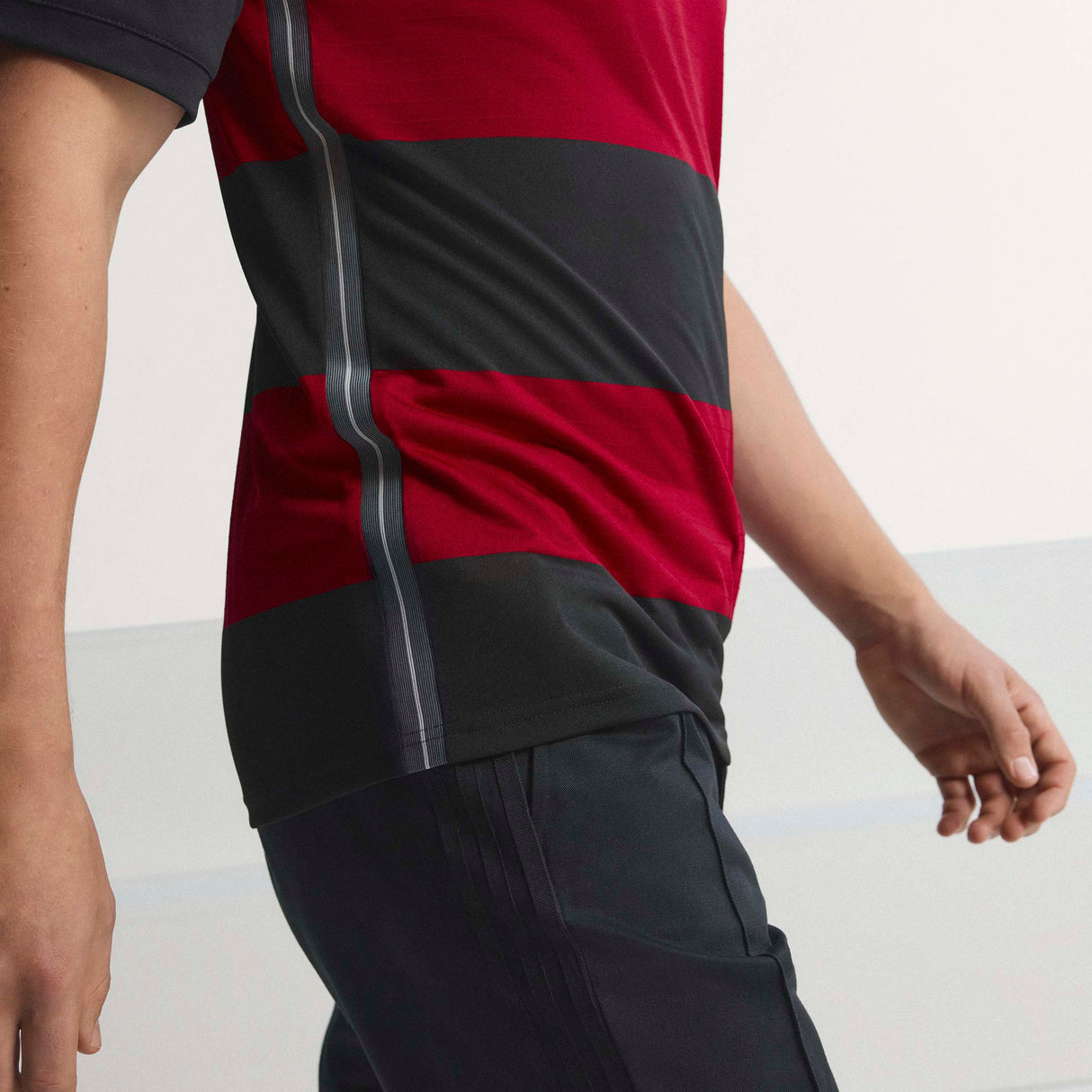 Camiseta de fútbol para hombre adidas Alemania Visitante 2014 - Negro/Rojo/Blanco