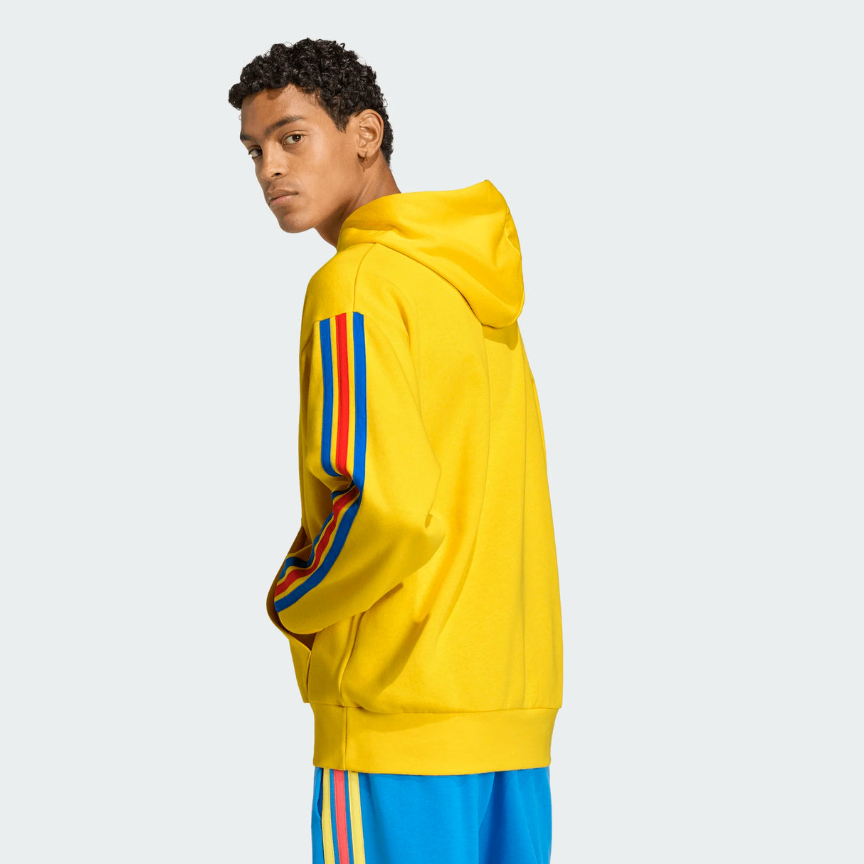 adidas Colombia DNA Soccer Fleece Hoodie - Yellow