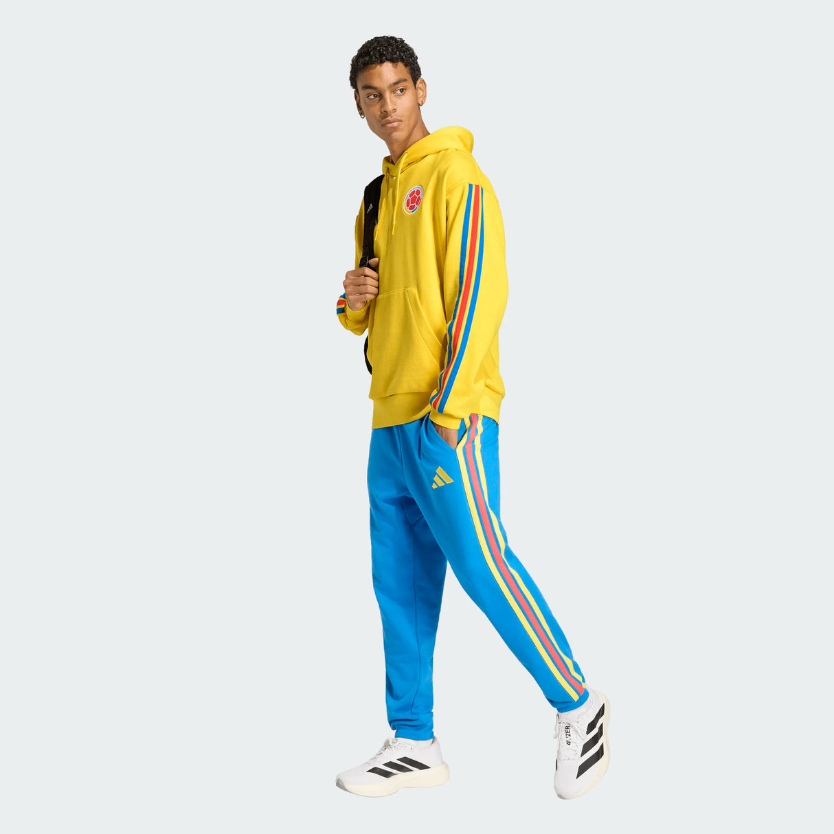 adidas Colombia DNA Soccer Fleece Hoodie - Yellow