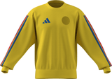 adidas Colombia DNA Men's Soccer Crew Sweat - Yellow