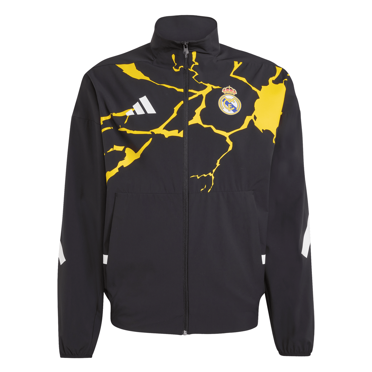 adidas Real Madrid Avengers Z.N.E Anthem Men's Soccer Jacket - Black
