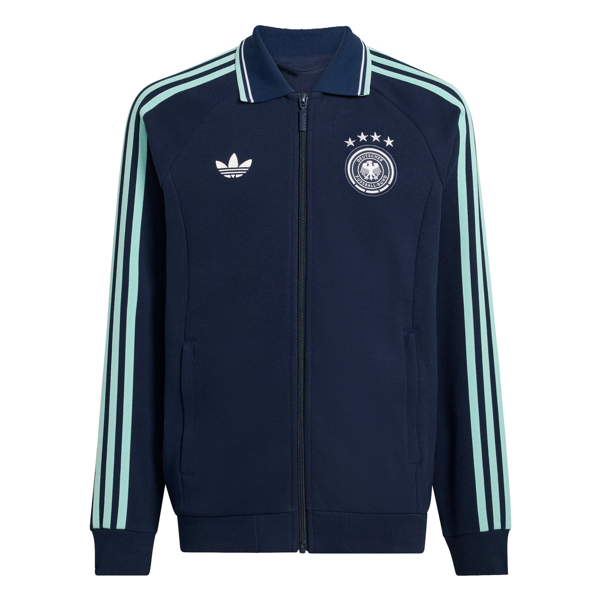 Chaqueta de fútbol adidas Alemania Primera equipación para visitante – Azul marino