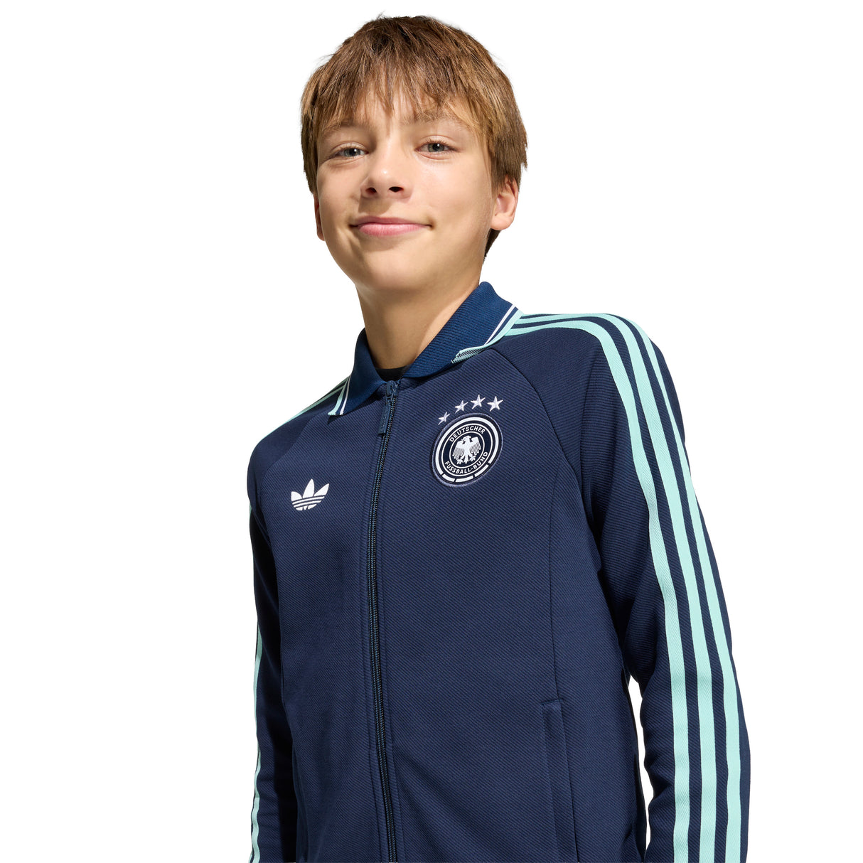 Chaqueta de fútbol adidas Alemania Primera equipación para visitante – Azul marino