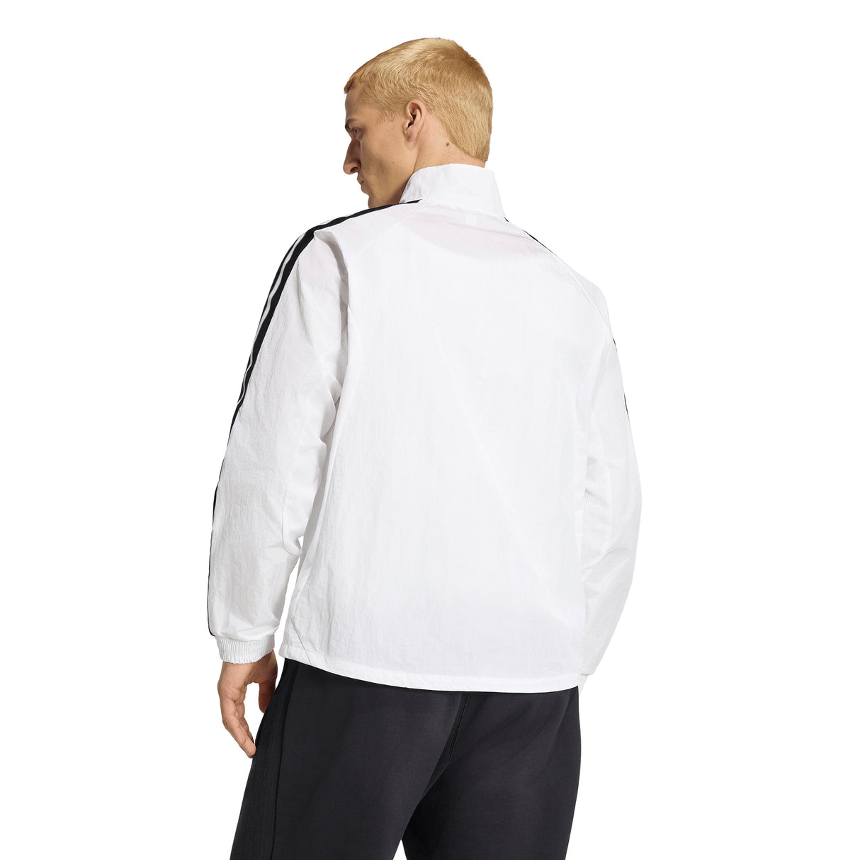 Chaqueta de fútbol adidas Alemania Home Anthem para hombre - Blanco/Negro
