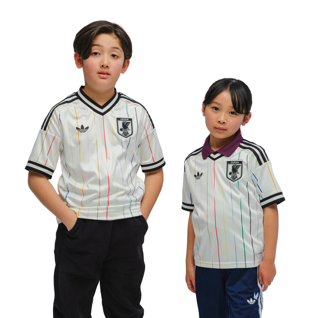 adidas Japan Away Youth Soccer Jersey 2026 - White/Black