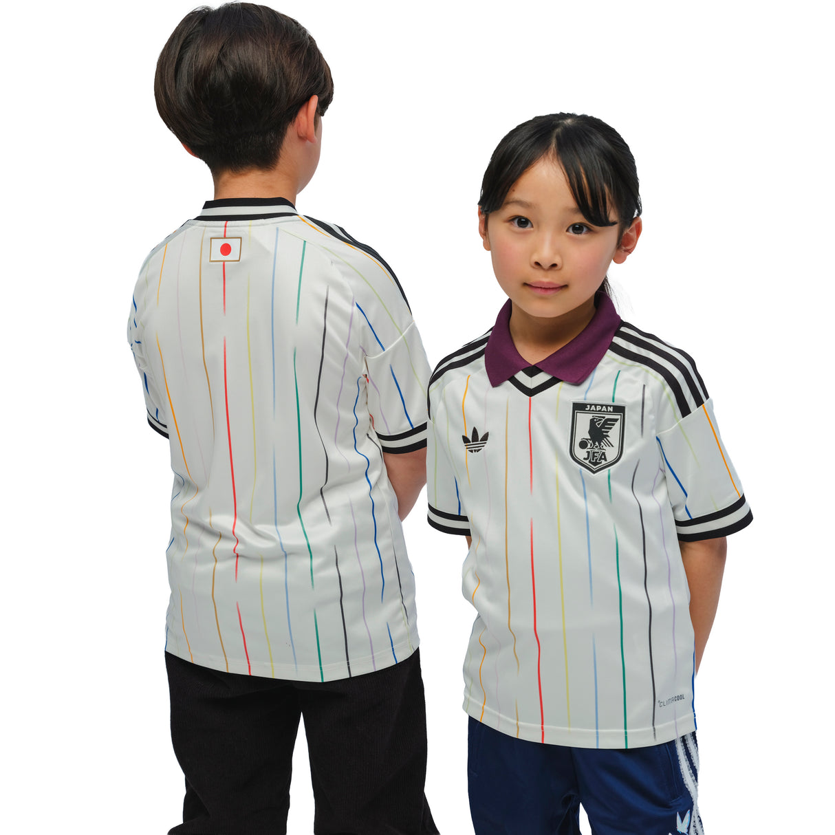 adidas Japan Away Youth Soccer Jersey 2026 - White/Black