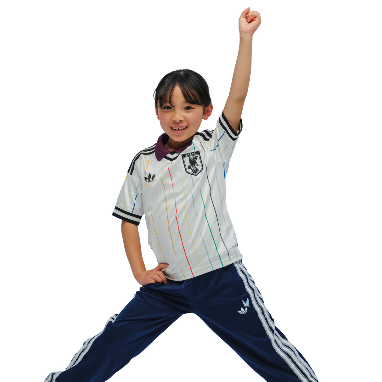 adidas Japan Away Youth Soccer Jersey 2026 - White/Black