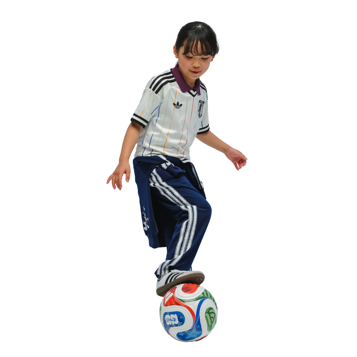 adidas Japan Away Youth Soccer Jersey 2026 - White/Black