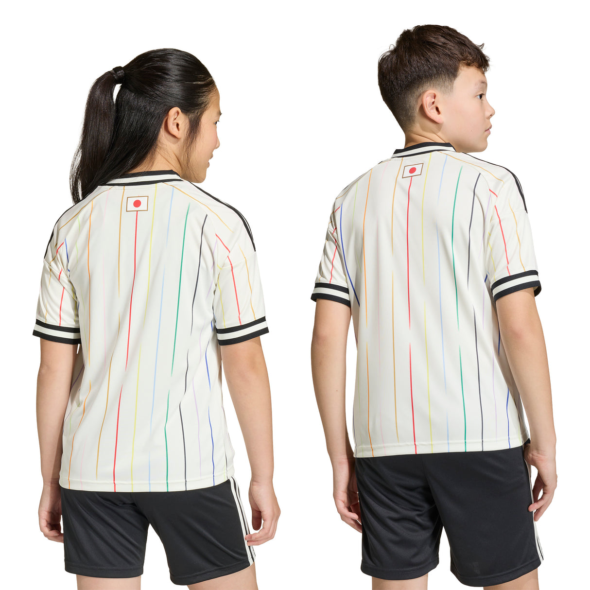 adidas Japan Away Youth Soccer Jersey 2026 - White/Black