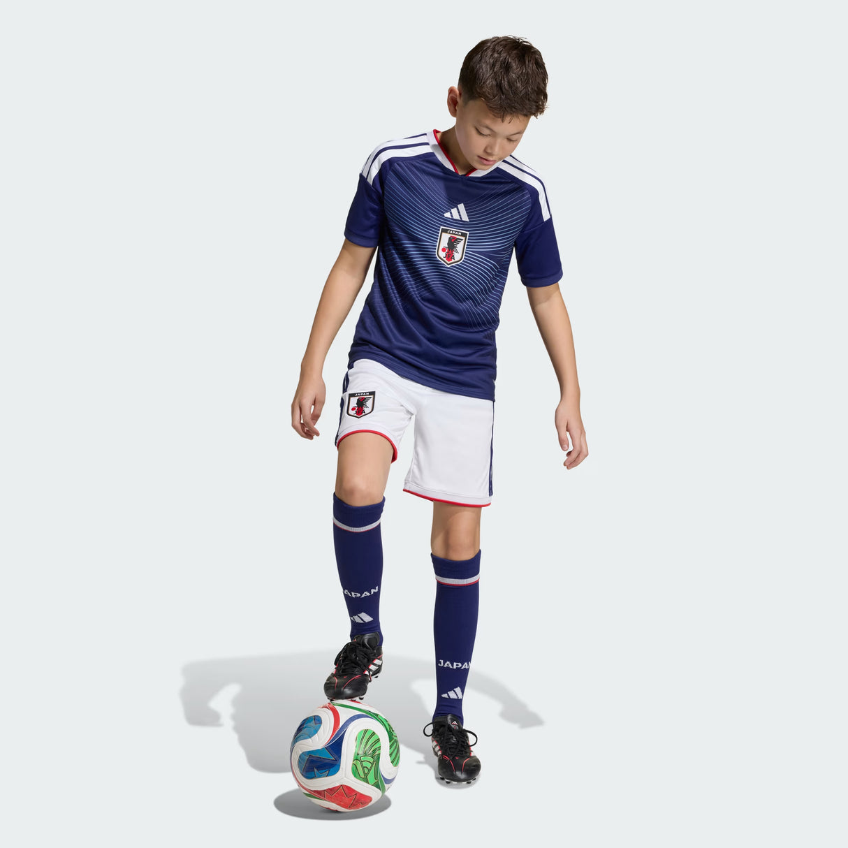 adidas Japan Home Youth Soccer Jersey 2026 - Blue