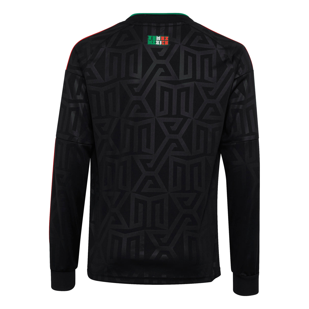 adidas Mexico Third Long Sleeve Youth Soccer Jersey 26 - Black