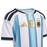 adidas Argentina Home Youth Soccer Mini Kit Set 26 - White/Blue