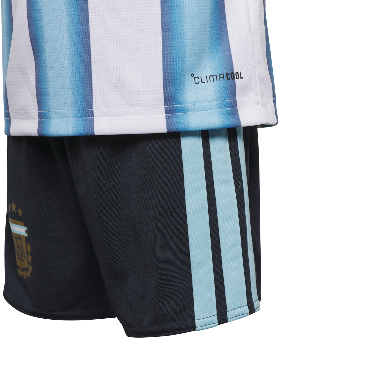 adidas Argentina Home Youth Soccer Mini Kit Set 26 - White/Blue