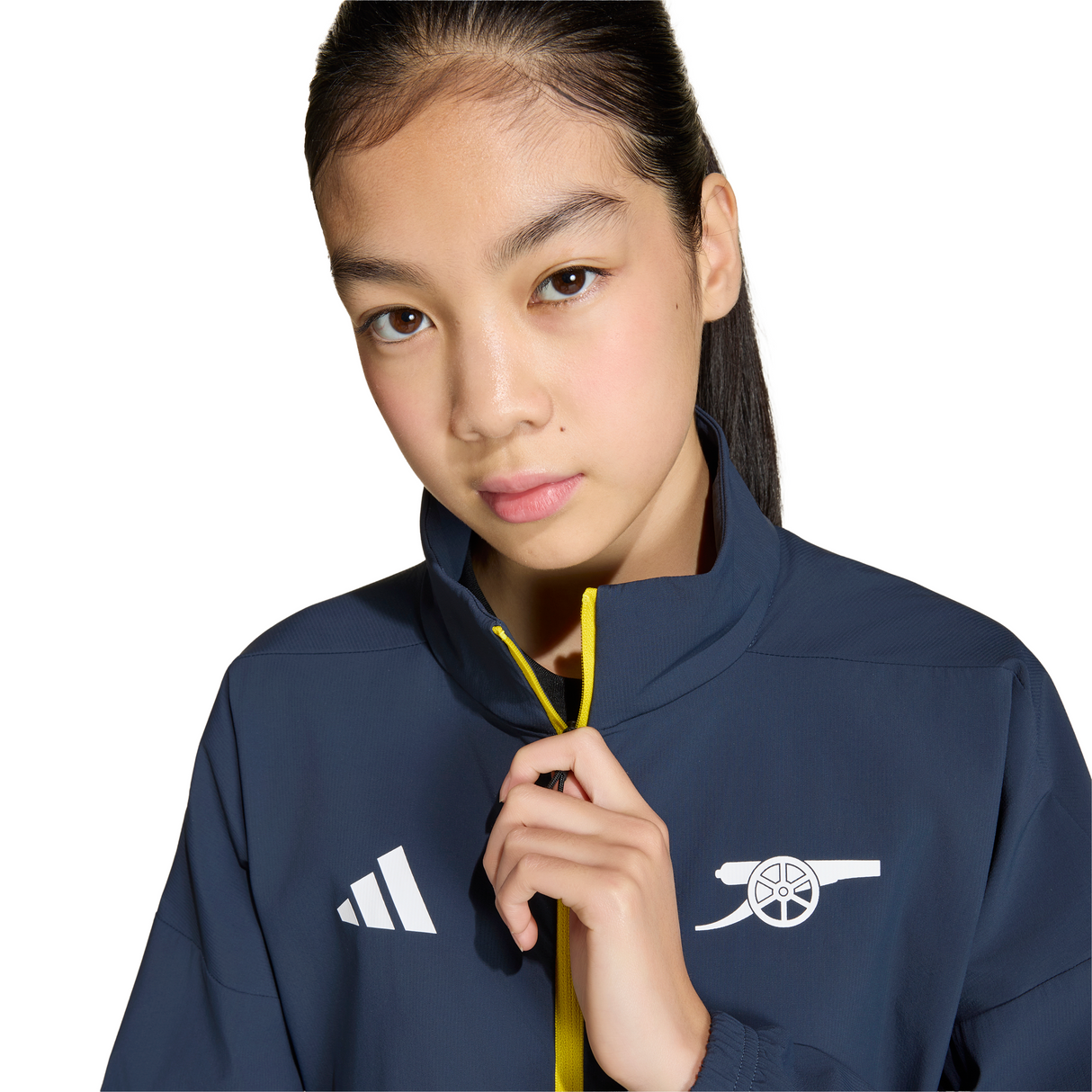 adidas Arsenal FC Z.N.E Youth Anthem Soccer Jacket - Navy
