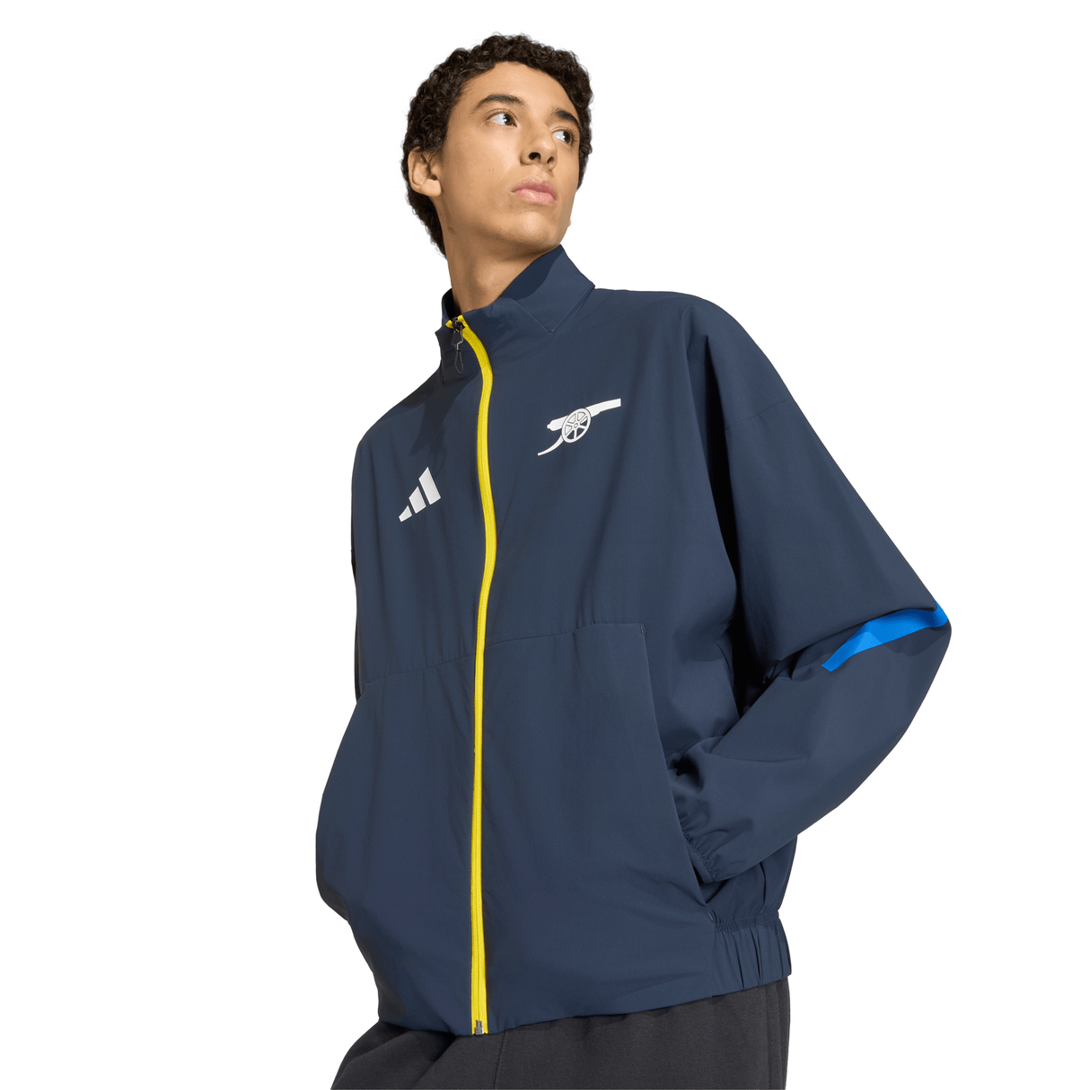 adidas Arsenal FC Z.N.E. Anthem Men's Soccer Jacket - Night Navy