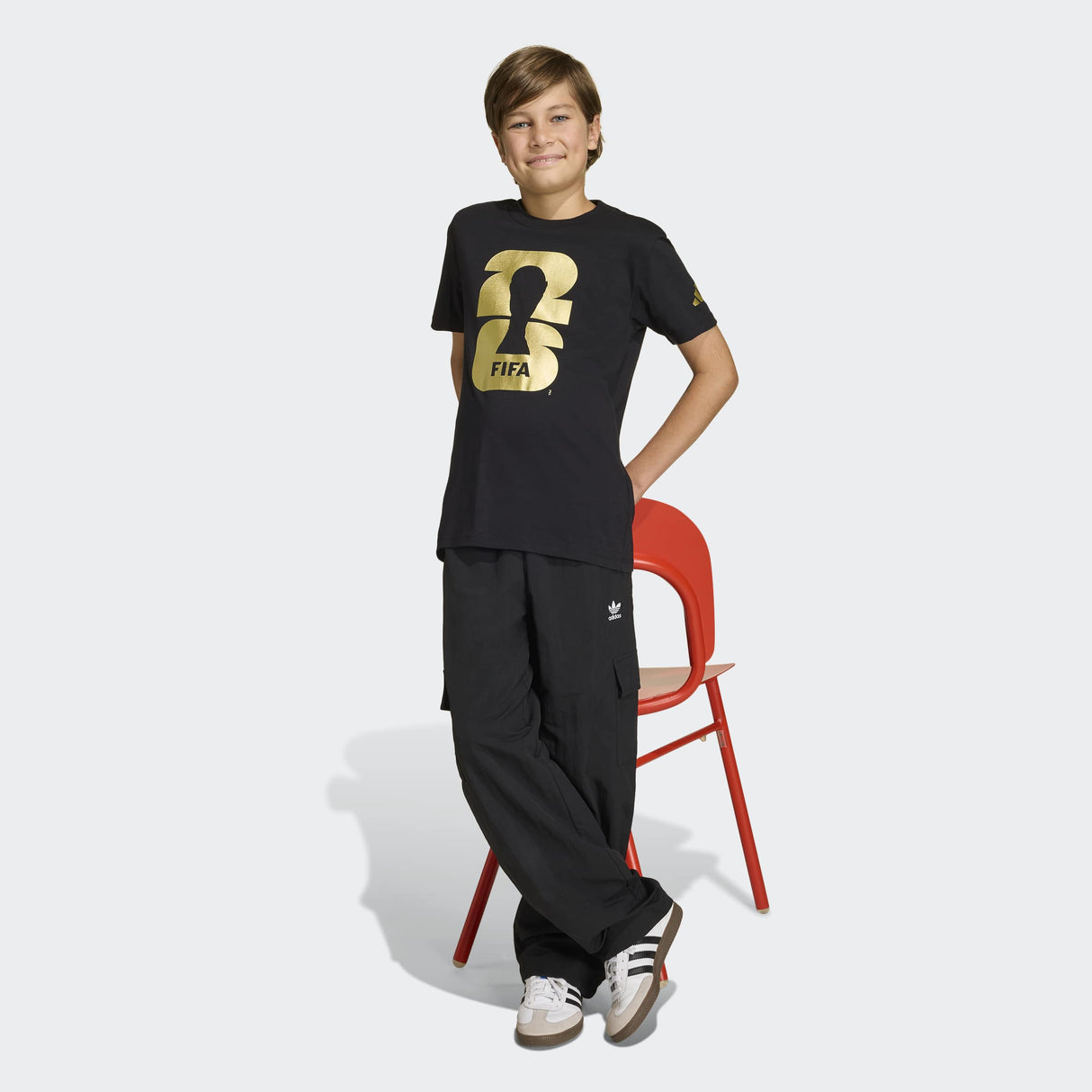 adidas FIFA World Cup 2026 Official Emblem Men's Soccer T-Shirt