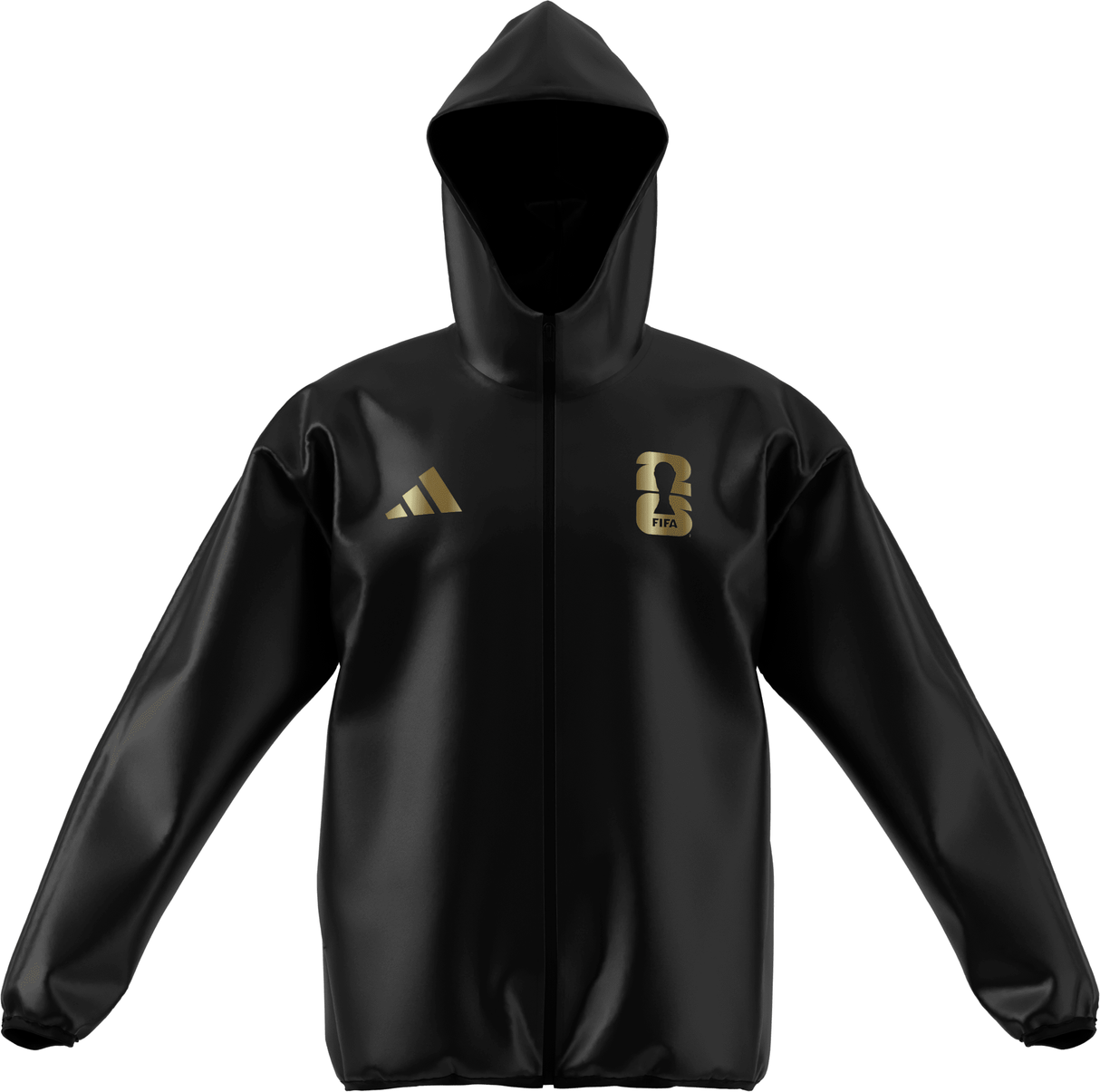 adidas FIFA World Cup 2026 Official Emblem Windbreaker Jacket - Black