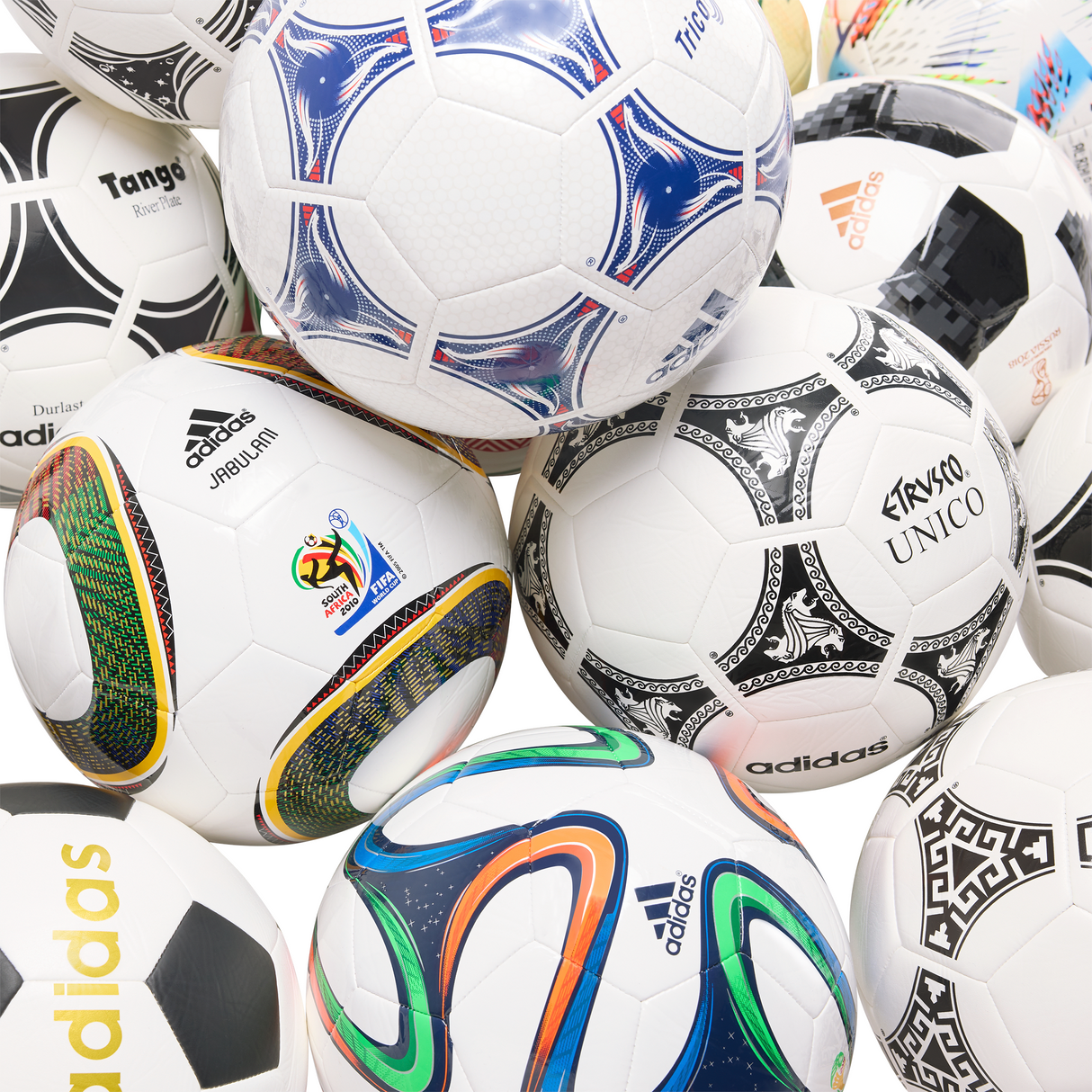 adidas Historical Set World Cup Soccer Ball - Multicolor