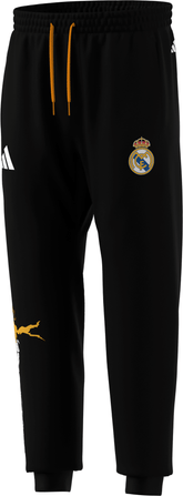 adidas Real Madrid Avengers Men's Soccer Tracksuit Bottoms - Black