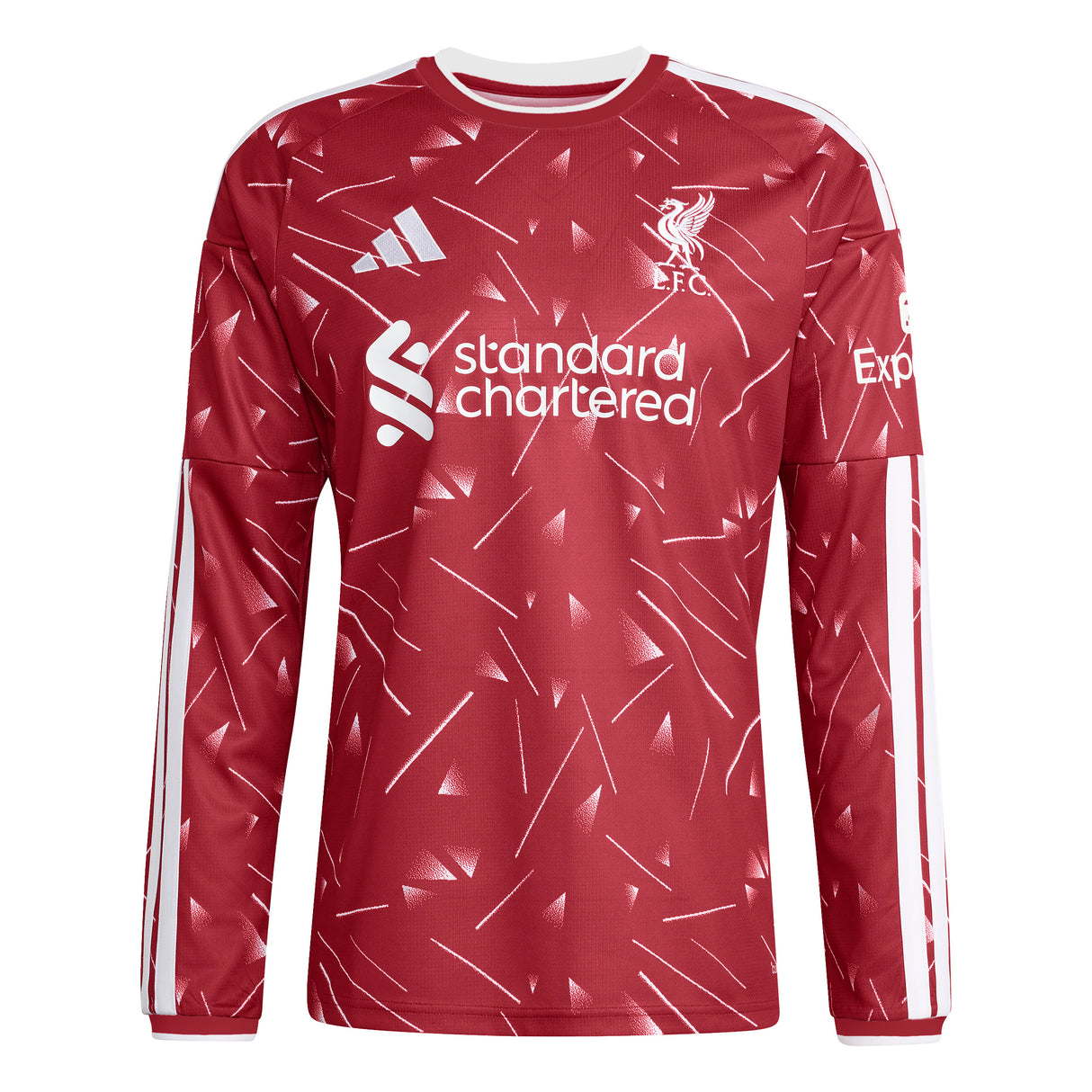 adidas Liverpool FC Home Long Sleeve Men's Soccer Jersey 26/27 - Red