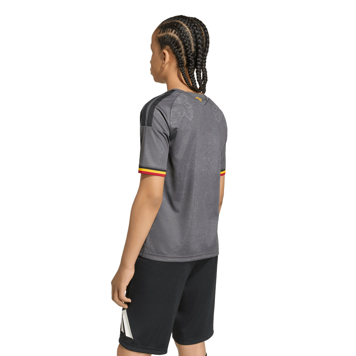 adidas AS Roma Third Youth Soccer Jersey 26/27 - Grey