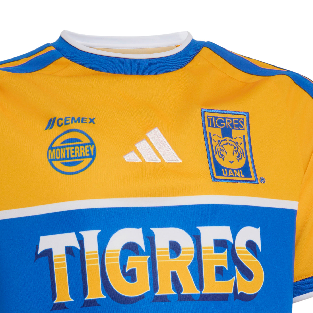 adidas Tigres UANL Home Youth Soccer Jersey 26/27 - Gold