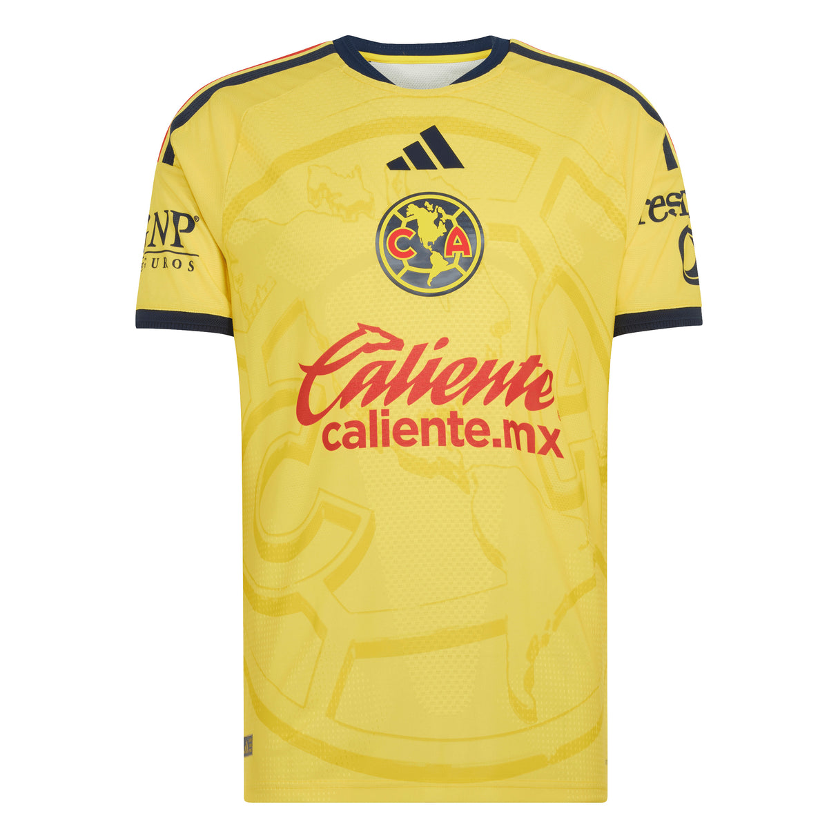 adidas Club America Home Authentic Soccer Jersey 26/27 - Yellow