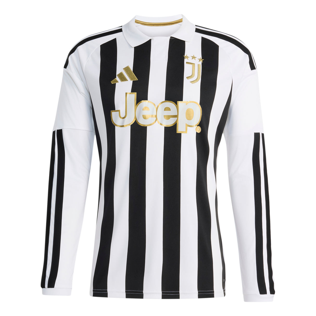 Camiseta de fútbol de manga larga adidas Juventus para hombre 26/27 - Blanco/Negro
