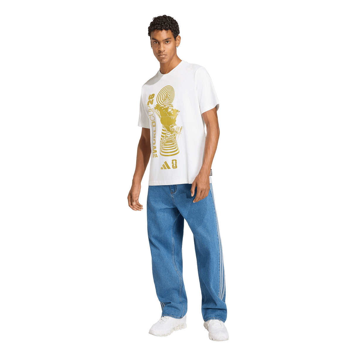 Camiseta de fútbol adidas Copa Mundial de la FIFA 26™ World Cup Tour para hombre - Blanco