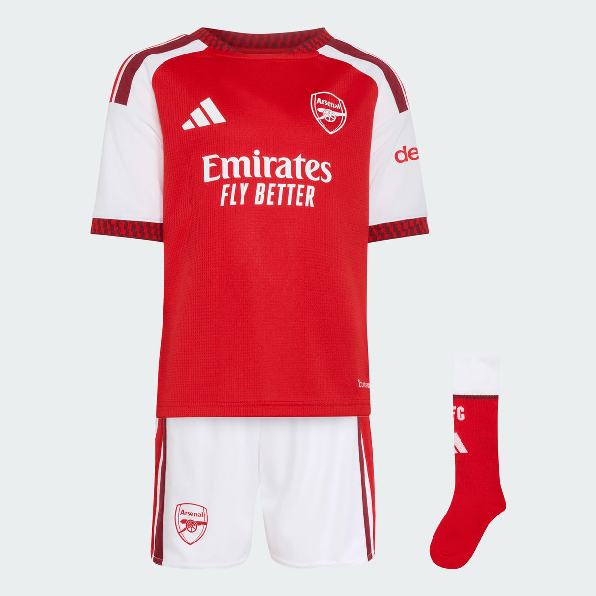 adidas Conjunto Mini Home Arsenal FC Niños 26/27 - Escarlata