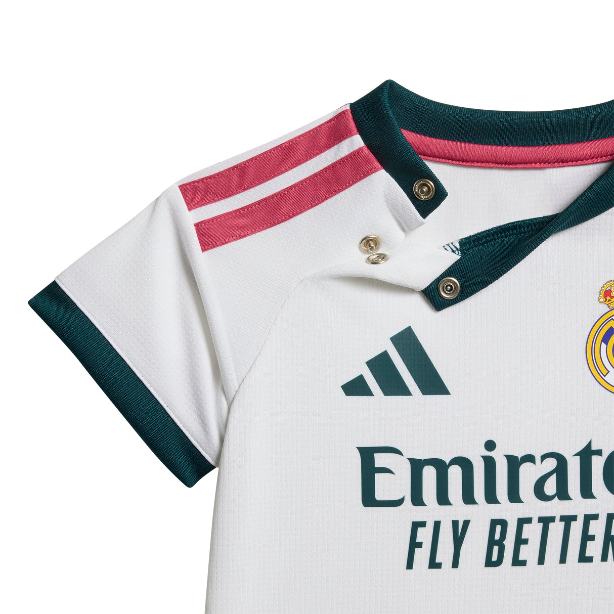 Kit de fútbol de local adidas Real Madrid para bebé 26/27 - Blanco