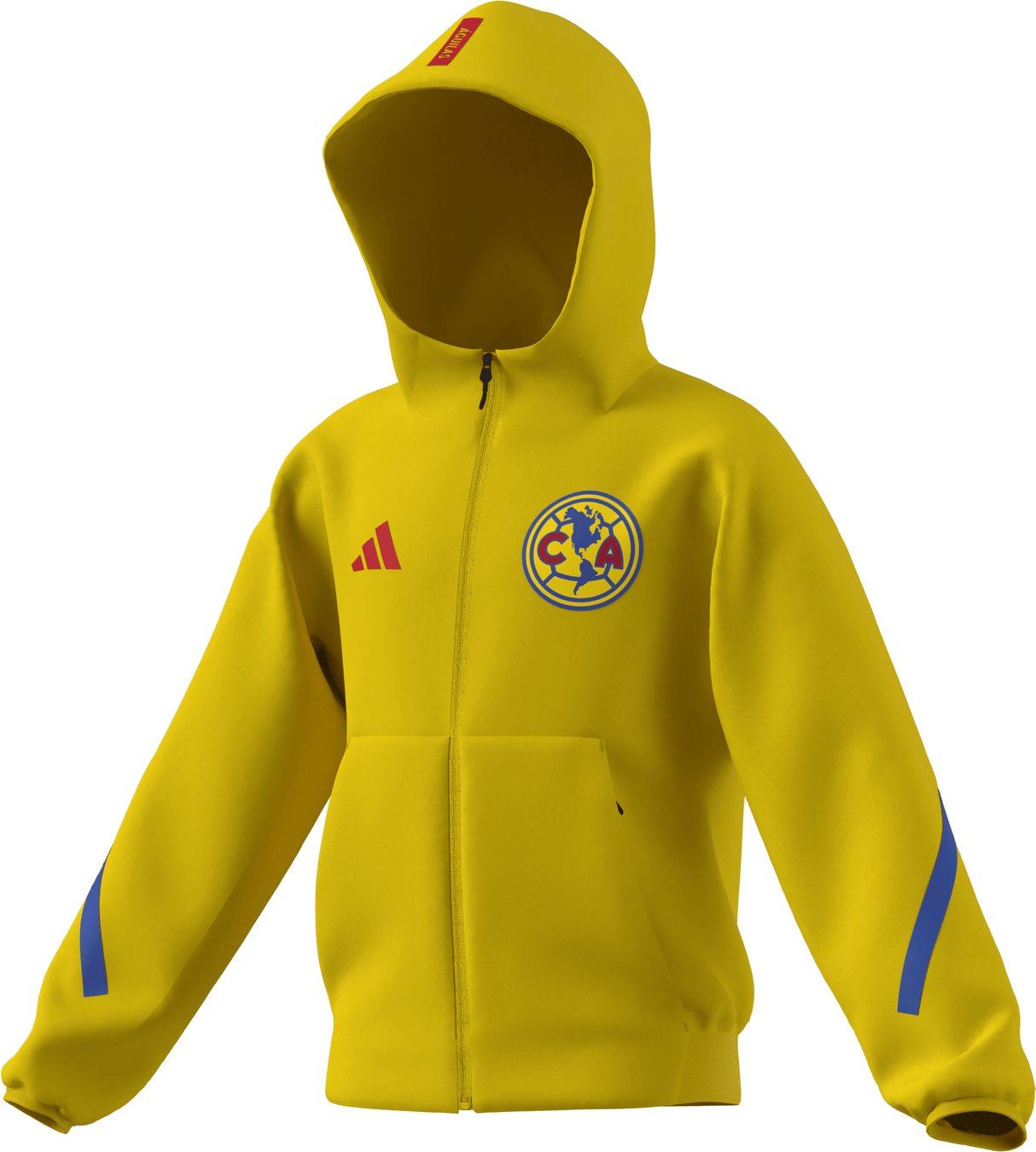 Chaqueta de fútbol adidas Club América Z.N.E. Anthem - Amarillo