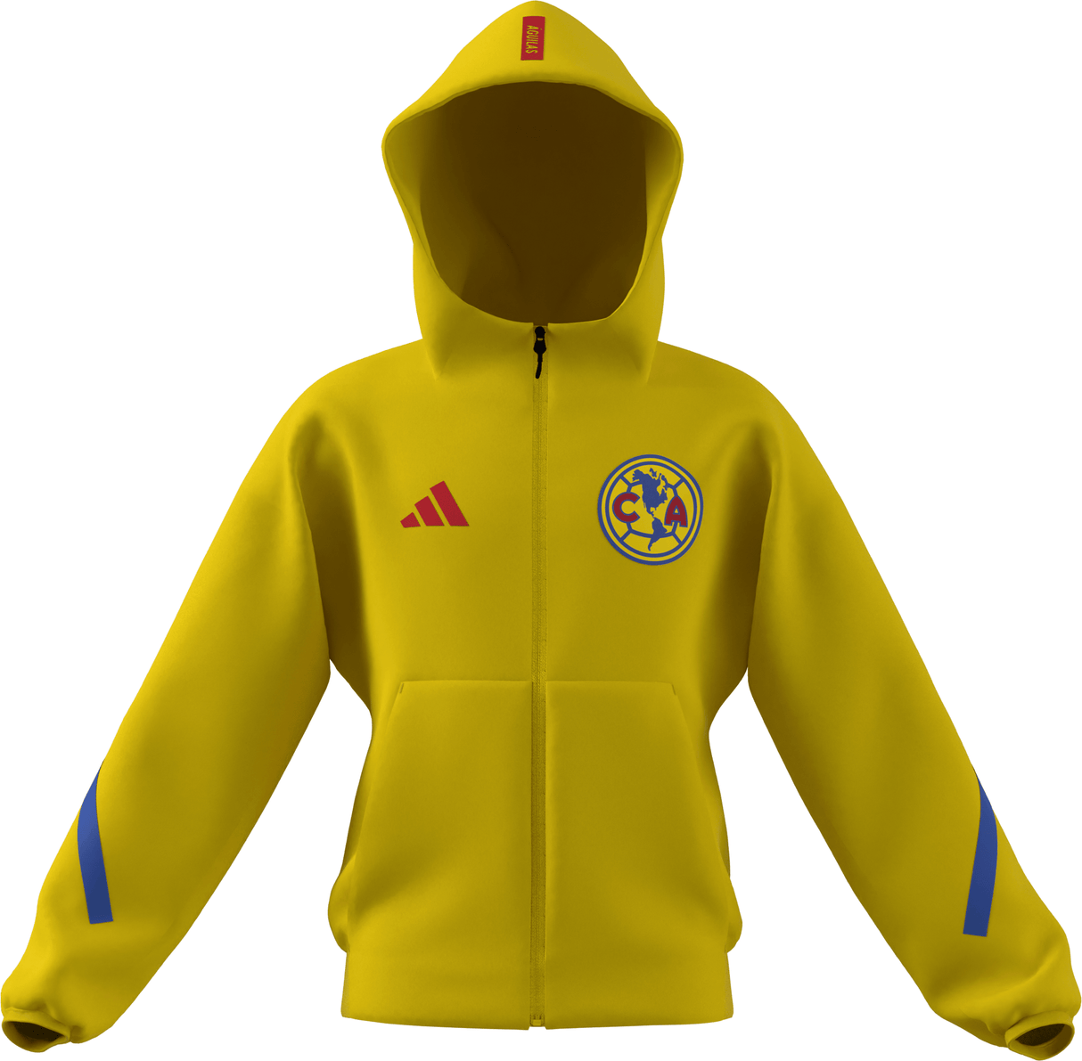 Chaqueta de fútbol adidas Club América Z.N.E. Anthem - Amarillo