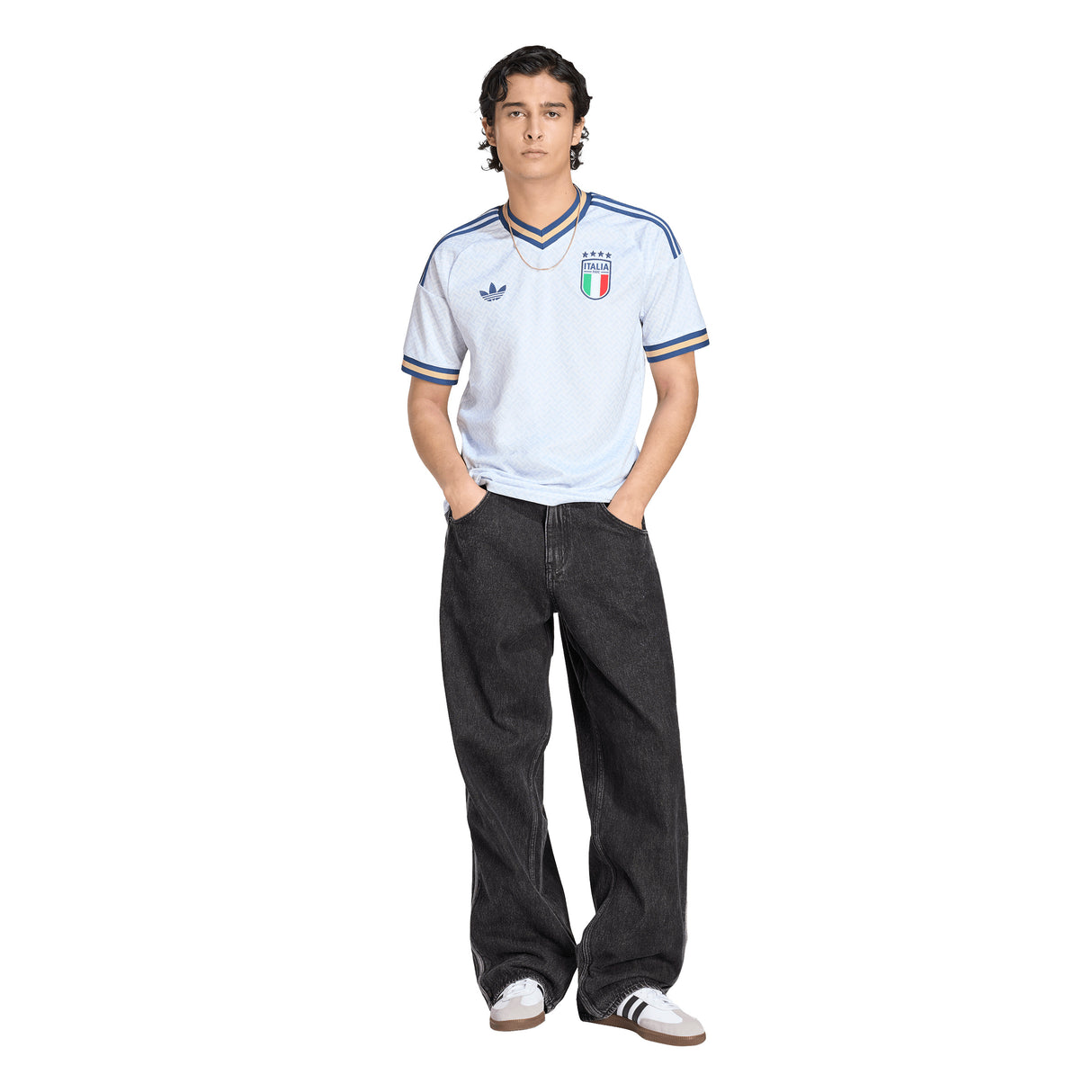 adidas Italy Away Men's Soccer Jersey 2026 - Blue