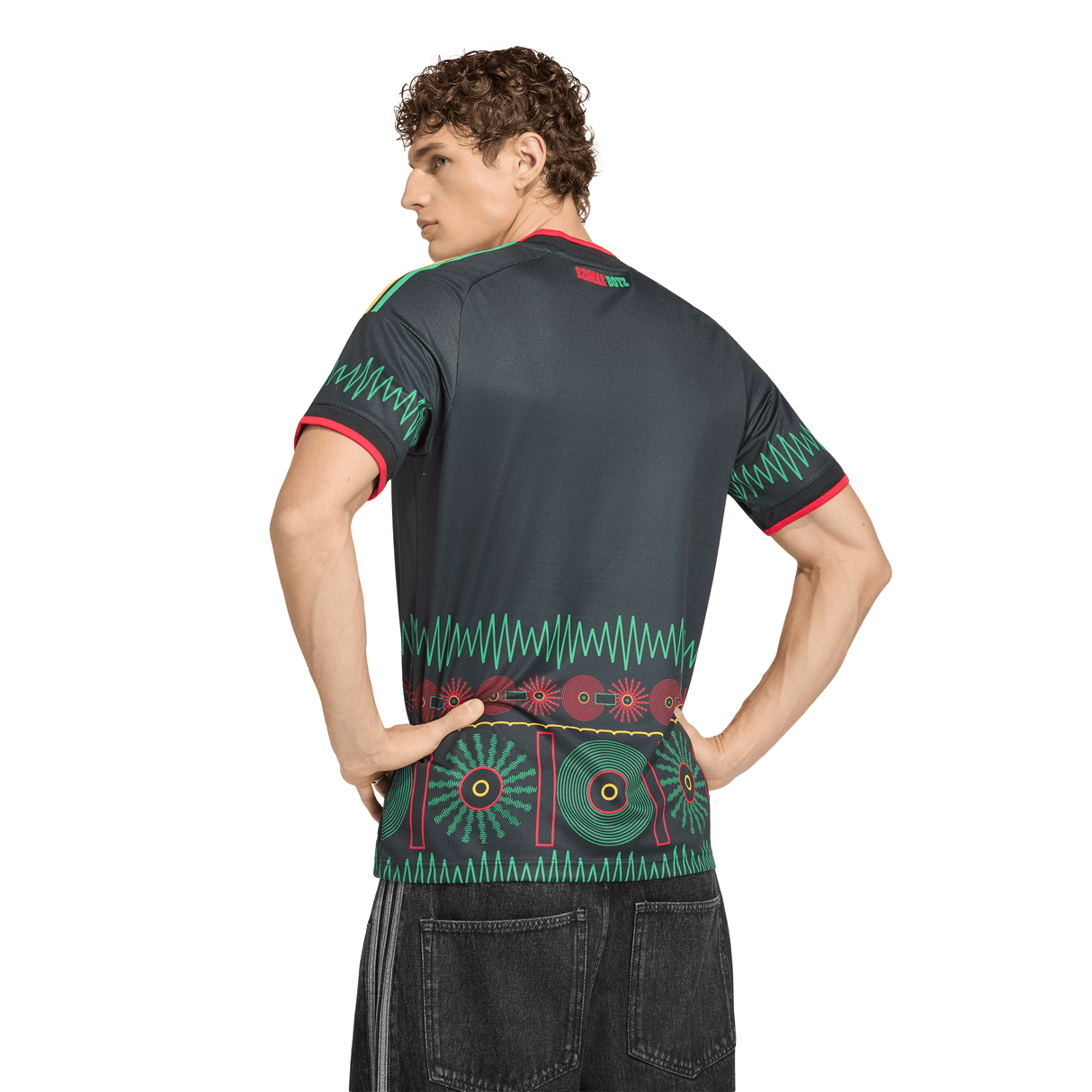 adidas Jamaica Away Men's Soccer Jersey 2026 - Black