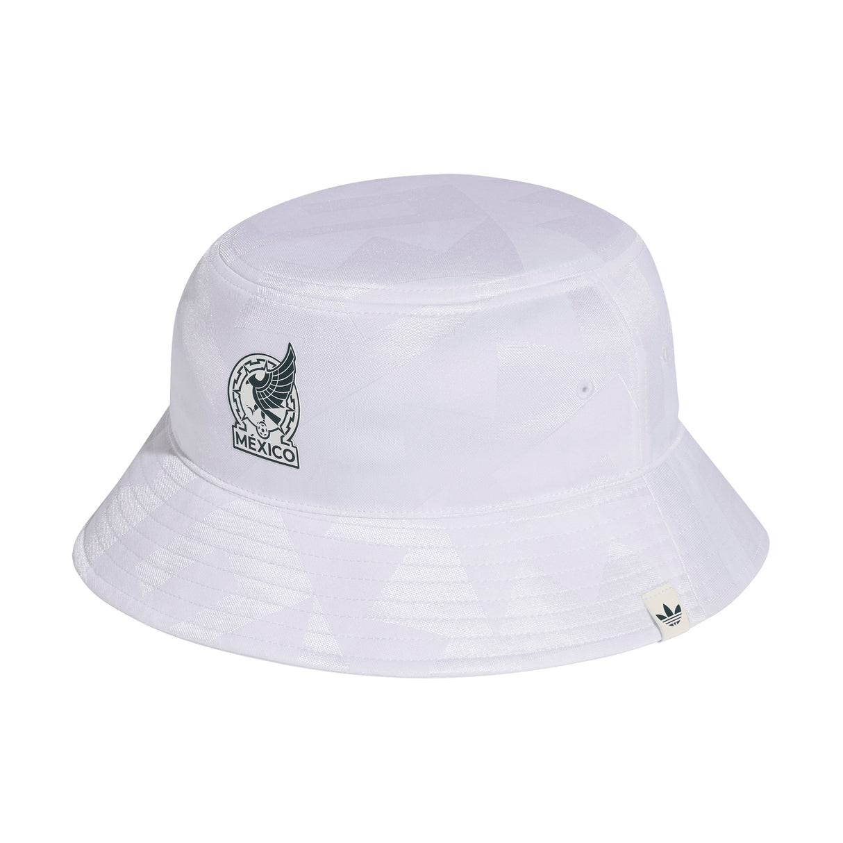 adidas Mexico Soccer Bucket Hat - White/Aurora Ivy