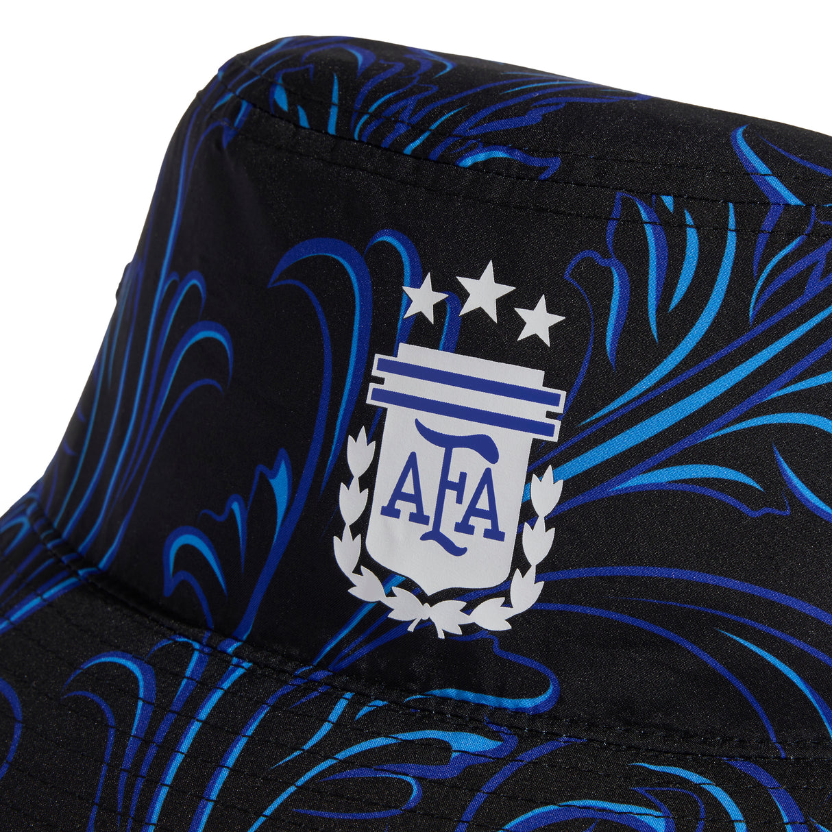 Gorro tipo pescador de fútbol adidas Argentina 2026 - Negro/Azul/Blanco
