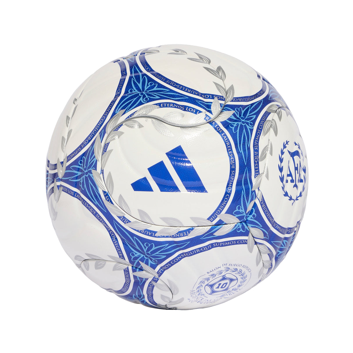 adidas Argentina AFA Argentum Gambeta Competition Soccer Ball - White/Blue/Black