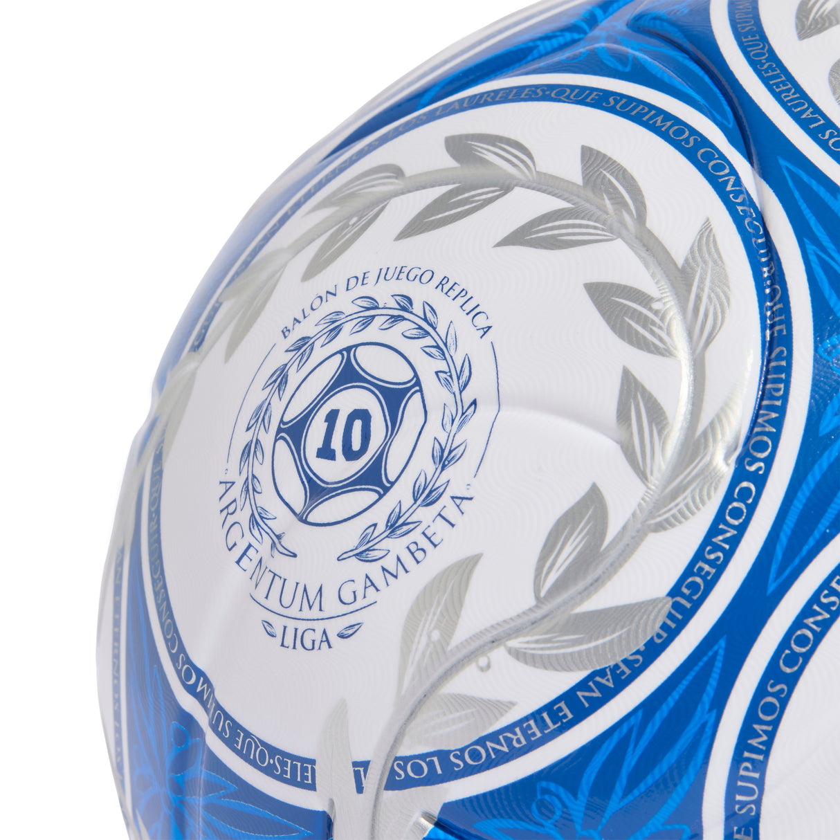 adidas Argentina AFA Argentum Gambeta League Soccer Ball - White/Blue
