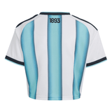 adidas Argentina Home Cropped Women´s Soccer Jersey 26 - White/Blue